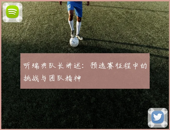 听瑞典队长讲述：预选赛征程中的挑战与团队精神