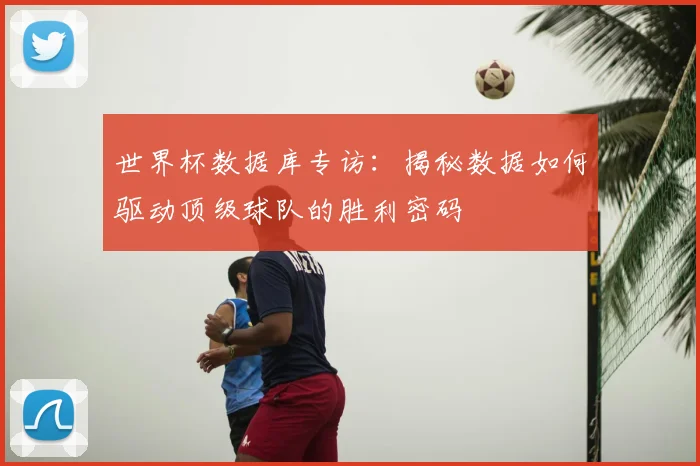 世界杯数据库专访：揭秘数据如何驱动顶级球队的胜利密码