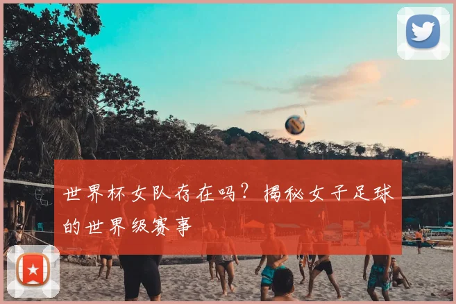 世界杯女队存在吗?揭秘女子足球的世界级赛事